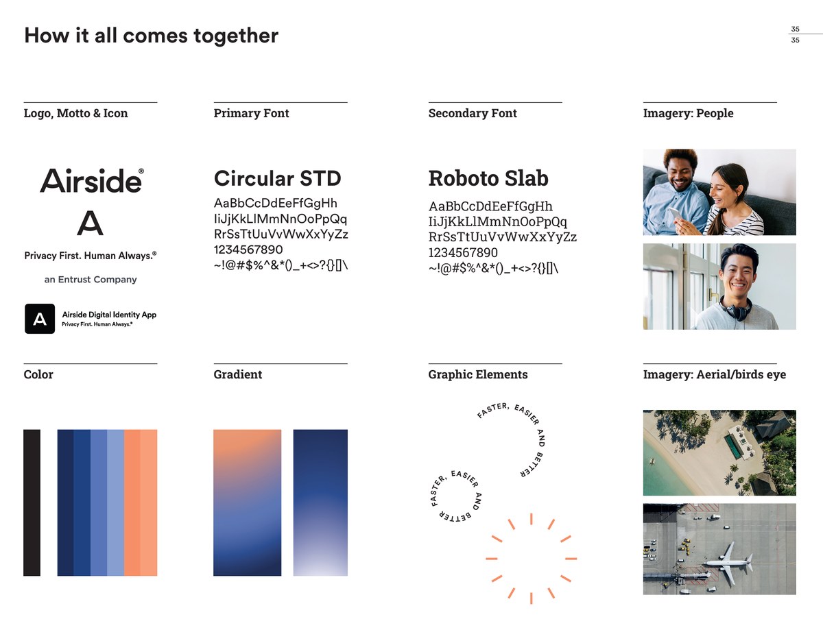 Airside brand guidelines — typography, color, and visual identity