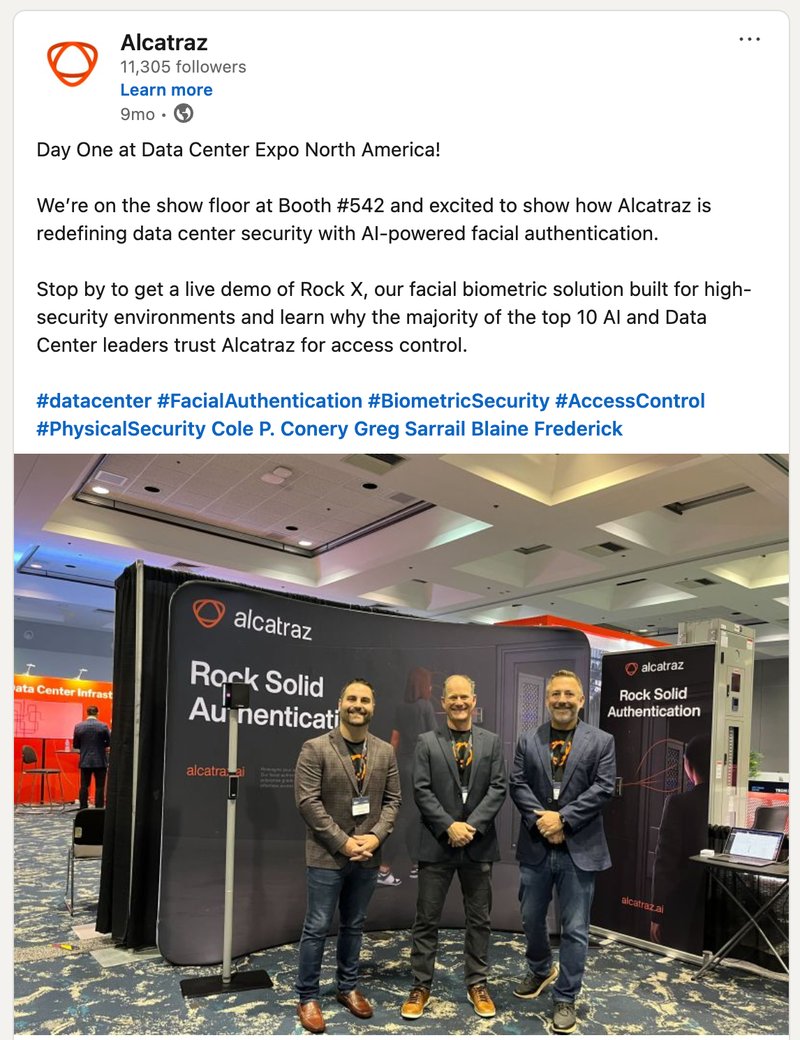 Data Center Expo — booth