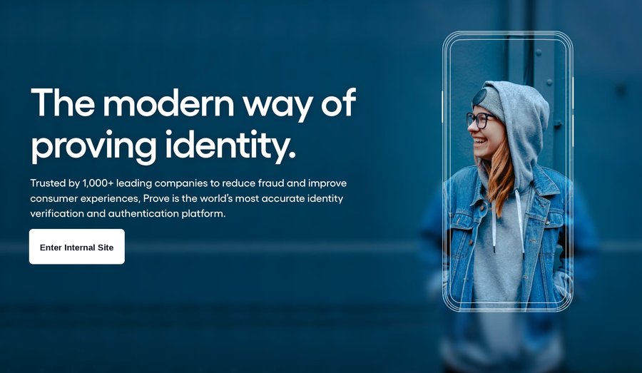 Prove internal website — product knowledge hub