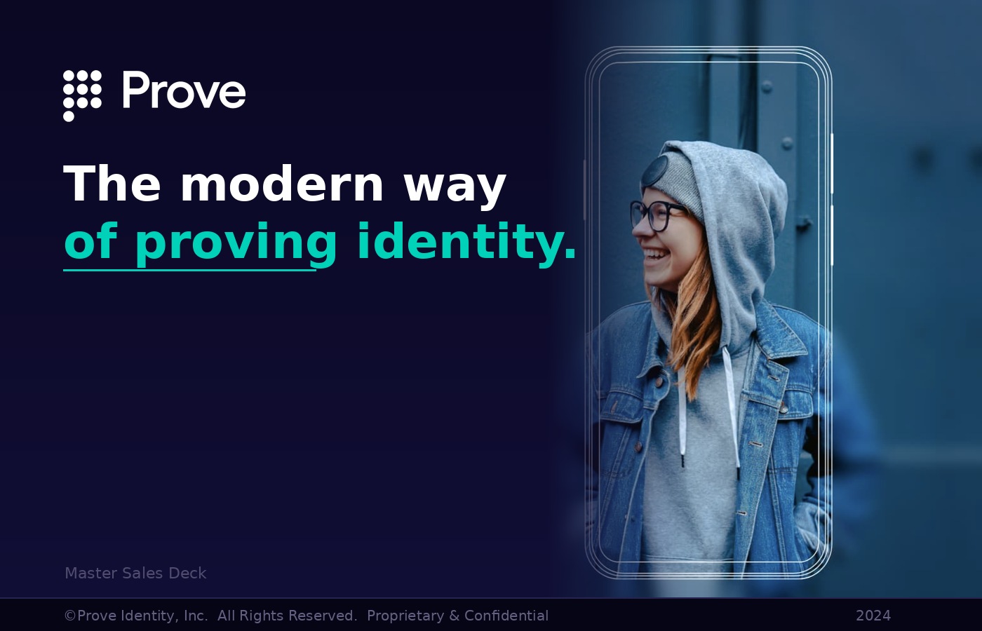 Prove Master Sales Deck cover