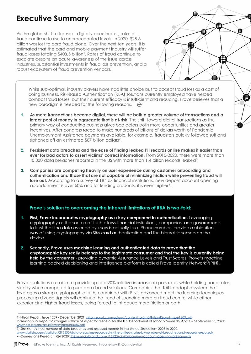 Whitepaper executive summary