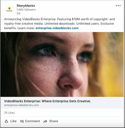 LinkedIn Enterprise Ad Creative